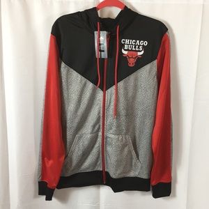 NWT NBA Chicago Bulls Team Hoodie Jacket